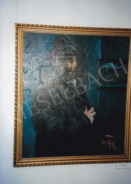 Ziffer, Sándor - Self-Portrait with Hat, oil on canvas, Photo: Tamás Kieselbach
